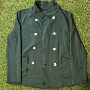 Frank & Eileen “Belfast” Dark Green Pea Coat